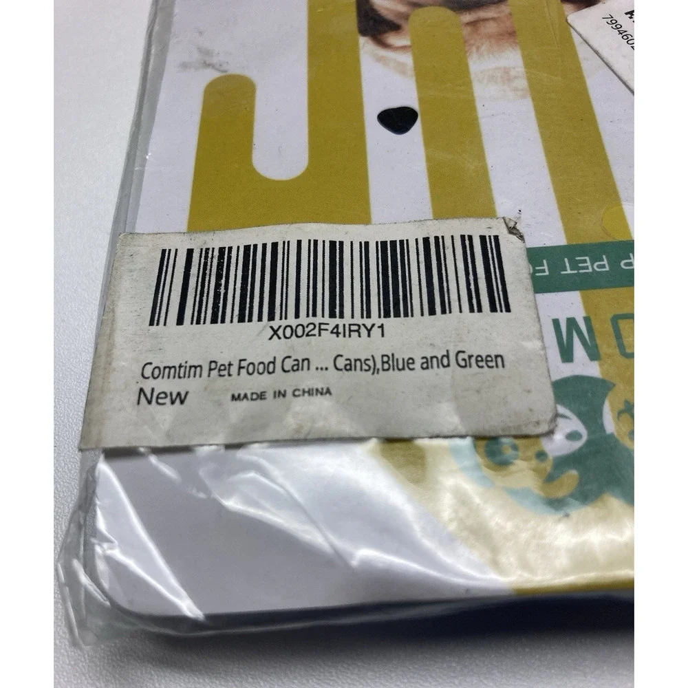 2 Comtim Pet Food Can Cover Silicone Lids for Dog and Cat Food Universal Size